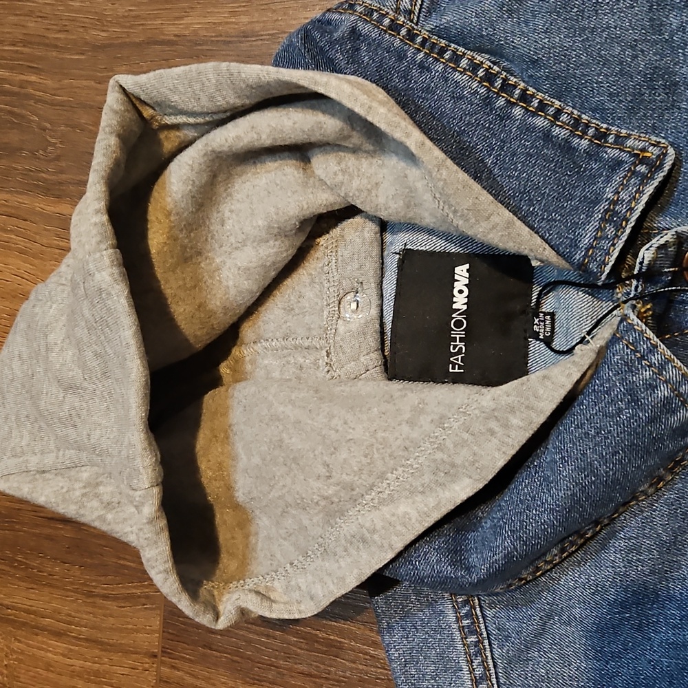 ♦️♦️DENIM JACKET - MEDIUM WASH  SZ 2X - Picture 8 of 12